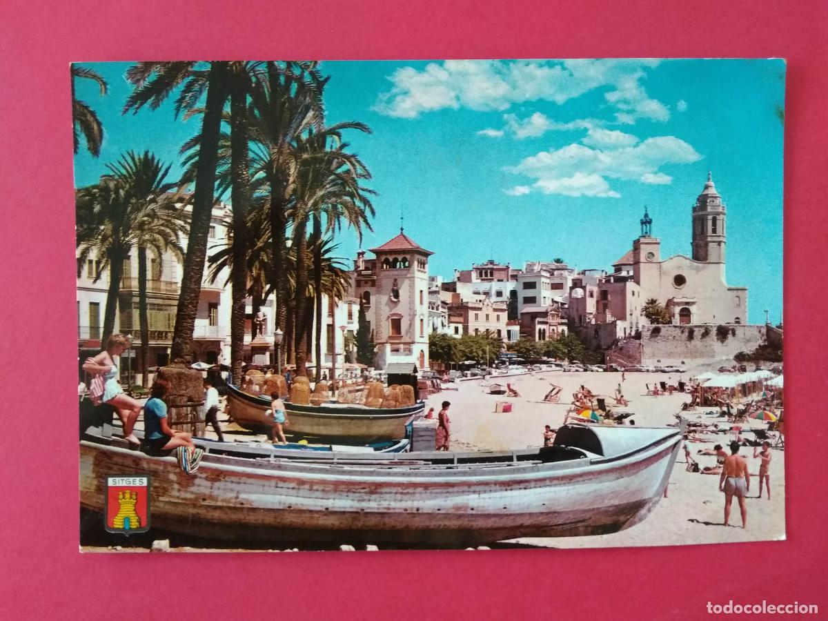 Postales: ANTIGUA TARJETA POSTAL , CATALU&Ntilde;A CATALUNYA , BARCELONA , SITGES