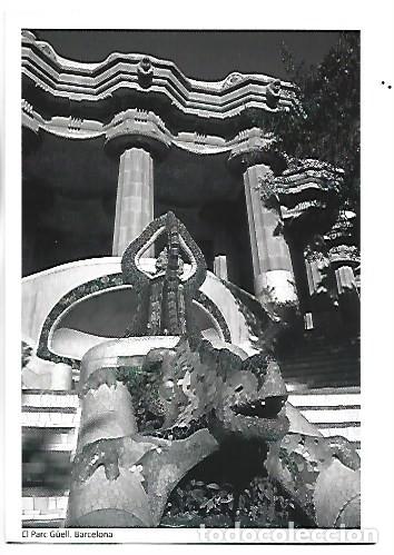 Postales: ENTRADA PRINCIPAL DEL PARC GUELL OBRA DE GAUDI.- BARCELONA