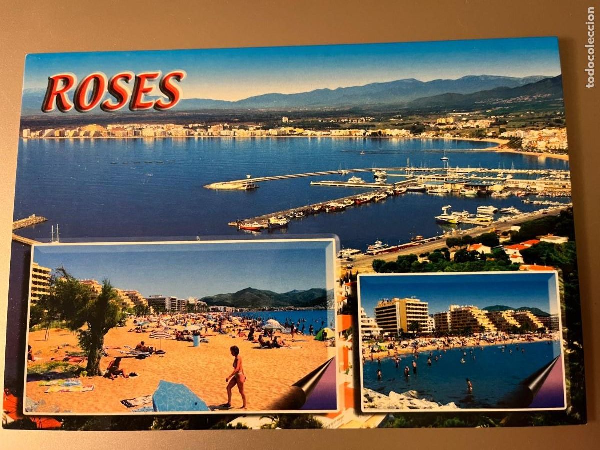 Postales: postal Roses Girona sin circular