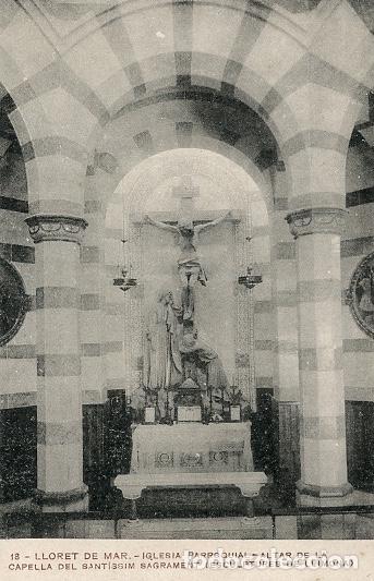 Postales: 18 - Lloret de Mar Iglesia Parroquial