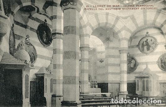 Postales: 19 - Lloret de Mar Iglesia Parroquial