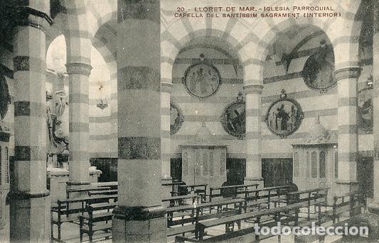 Postales: 20 - Lloret de Mar - Iglesia Parroquial