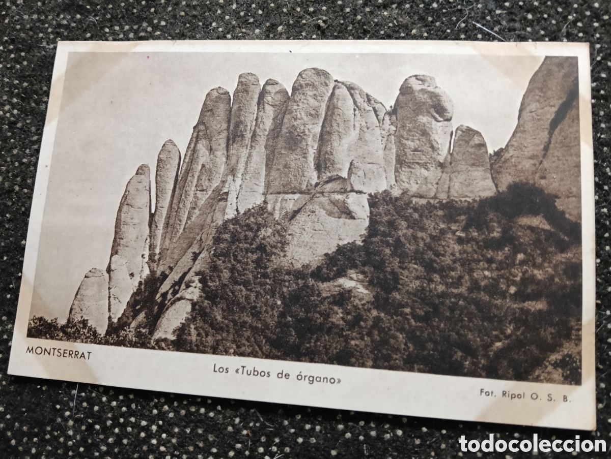 Postales: Montserrat Els Flautats o Tubos del &Oacute;rgano, foto ripol