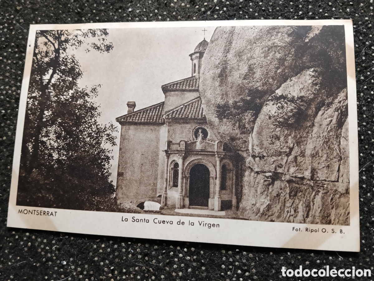Postales: Montserrat La Santa Cueva de la Virgen. foto Ripol