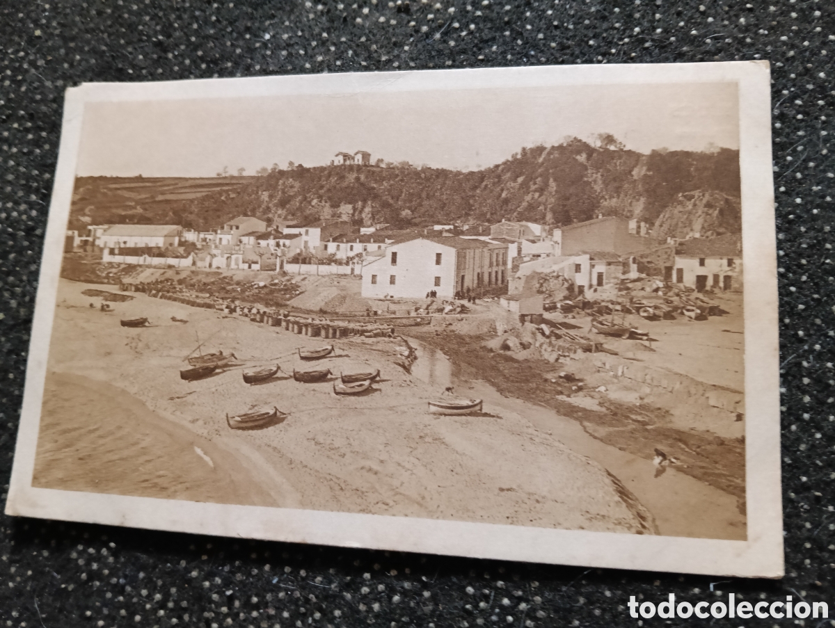 Postales: Blanes S'auguer costa brava, playa Reculi con las barcas n&deg; 1
