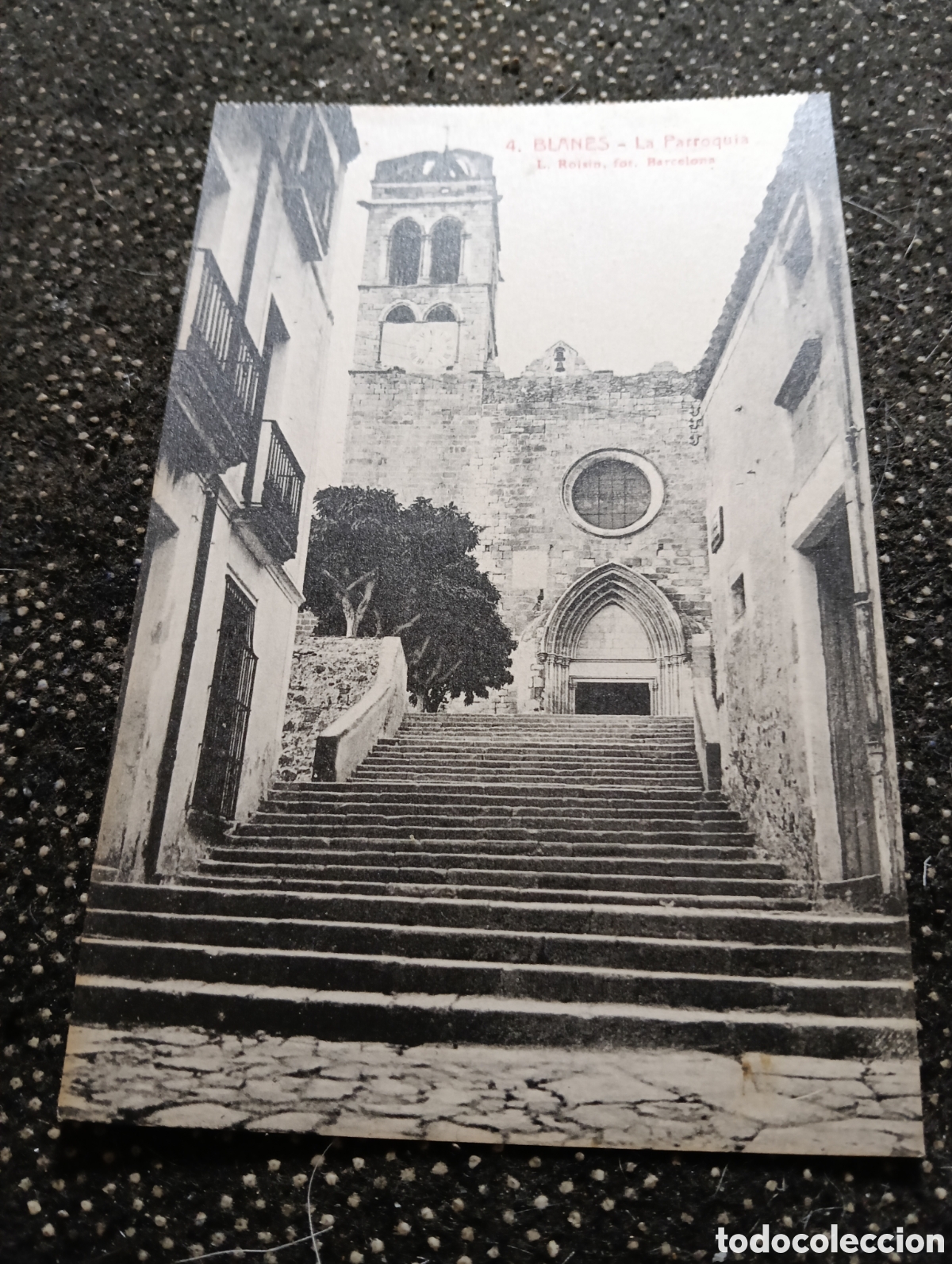 Postales: Blanes Costa Brava La Parroquia o Iglesia, Roissin n&deg; 4