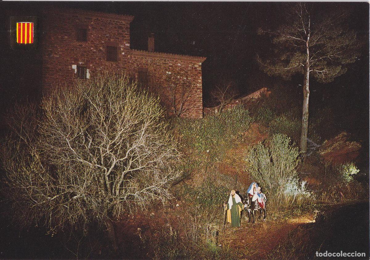 Postales: CORBERA DE LLOBREGAT, PESSEBRE VIVENT, LA FUGIDA A EGIPTE &ndash; ESCUDO DE ORO N&ordm;1896/6 &ndash; S/C