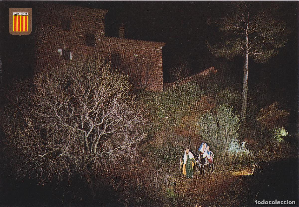 Postales: CORBERA DE LLOBREGAT, PESSEBRE VIVENT, LA HUIDA A EGIPTE &ndash; ESCUDO DE ORO N&ordm;6 &ndash; S/C