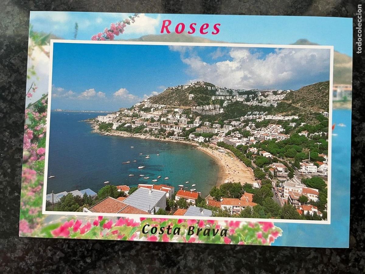 Postales: postal Roses Girona sin circular