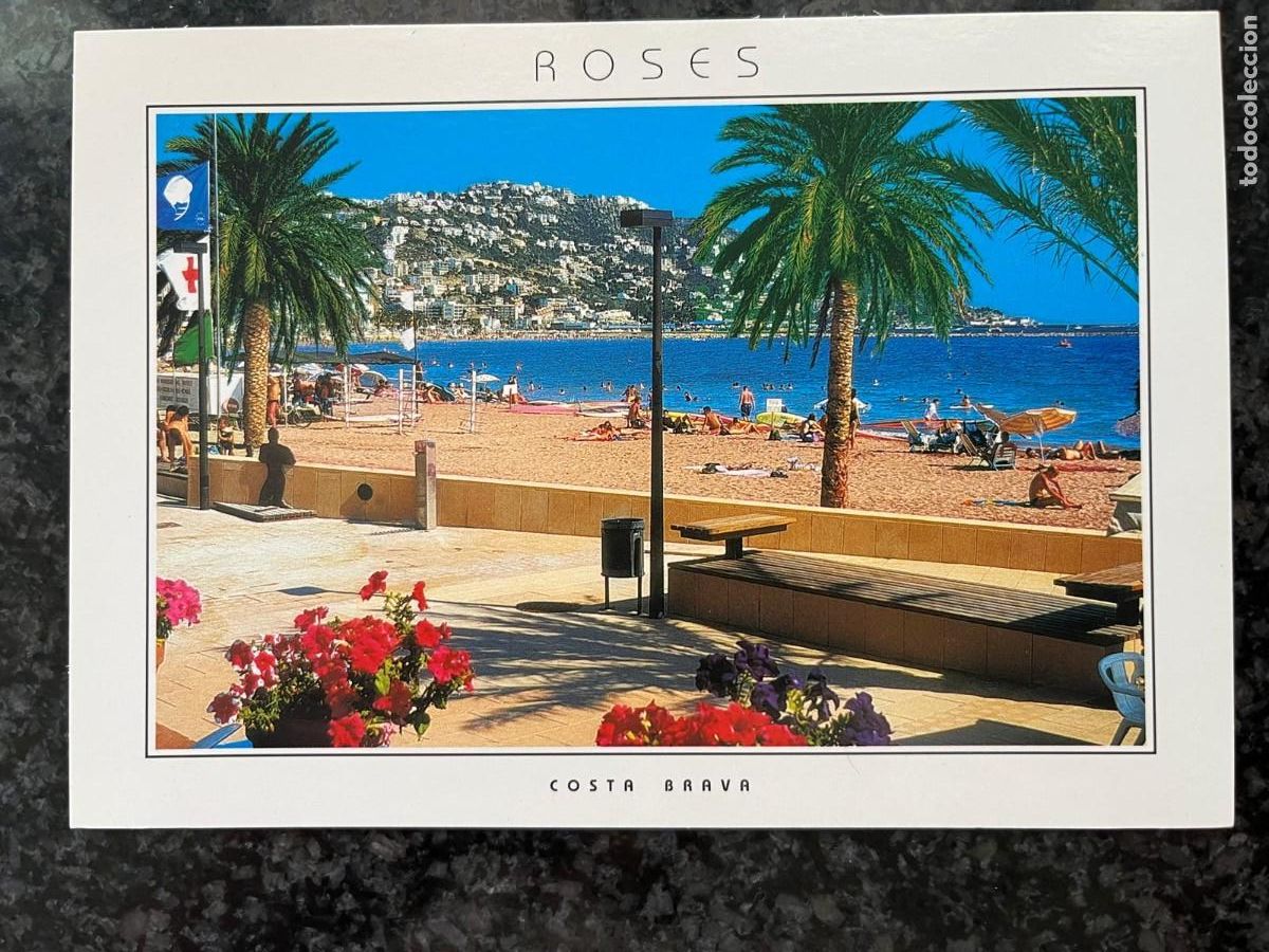 Postales: postal Roses Girona sin circular