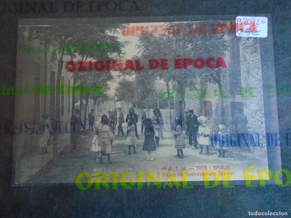 Postales: (PS-80926)POSTAL DE BAGUR-PASEO DE BUENAVENTURA SABATER.A.T.V.3978