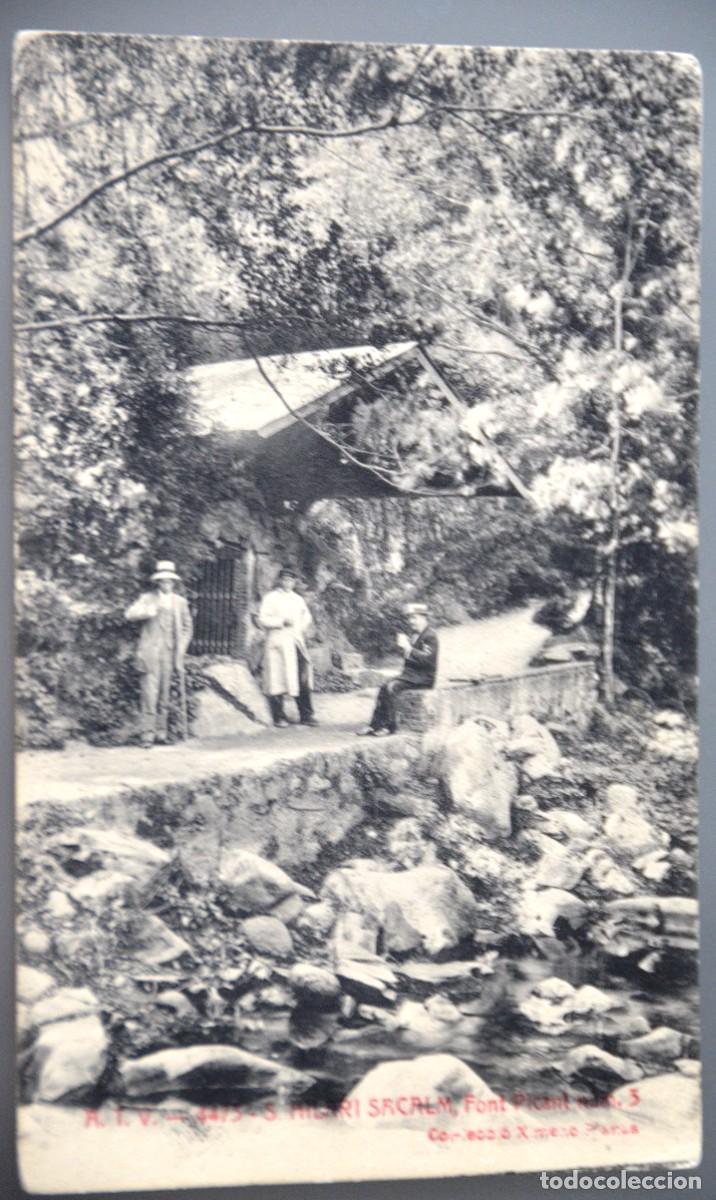Postales: POSTAL ANIMADA DE SANT HILARI SACALM, A.T.V. 4475, FONT PICANT N&ordm; 3, COL-LECCI&Oacute; XIMENO PLANAS