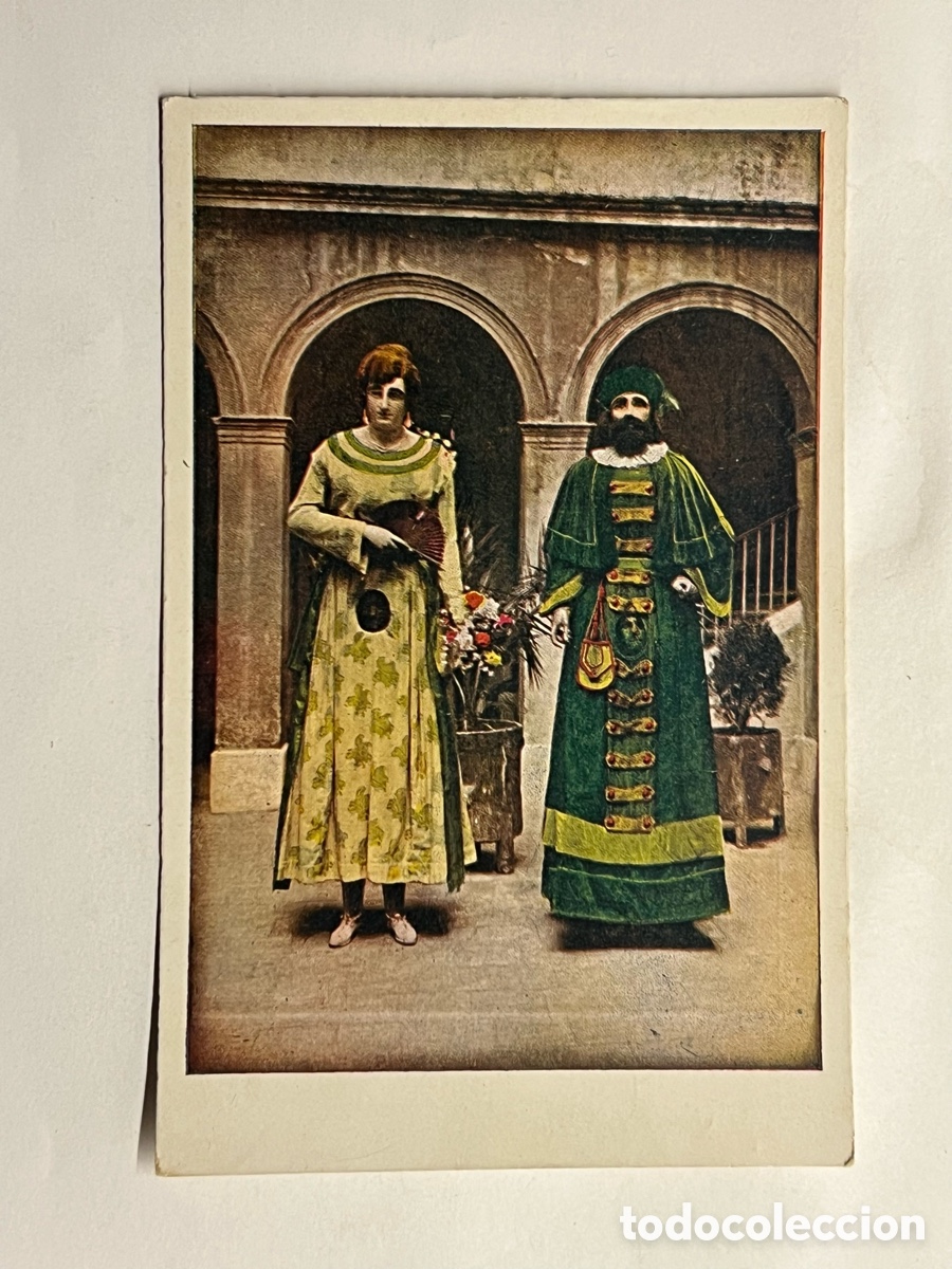 Postales: REUS (Tarragona) Postal No.2, Gegants, Gigantes, (Ed. Bazar el Sol num. 2)