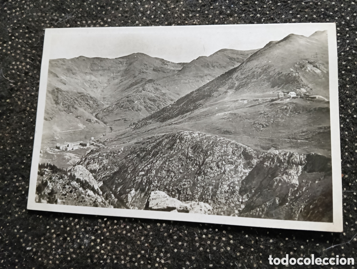 Postales: Nuria Pirineo Oriental Santuario y hotel Puigmal a&ntilde;os 40