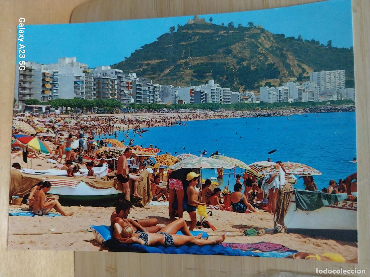 Postales: BLANES PLAYA ED FABREGAT 725 BIS CIRCULADA 1973 COSTA BRAVA ANIMADA ESTERILLAS SOMBRILLAS