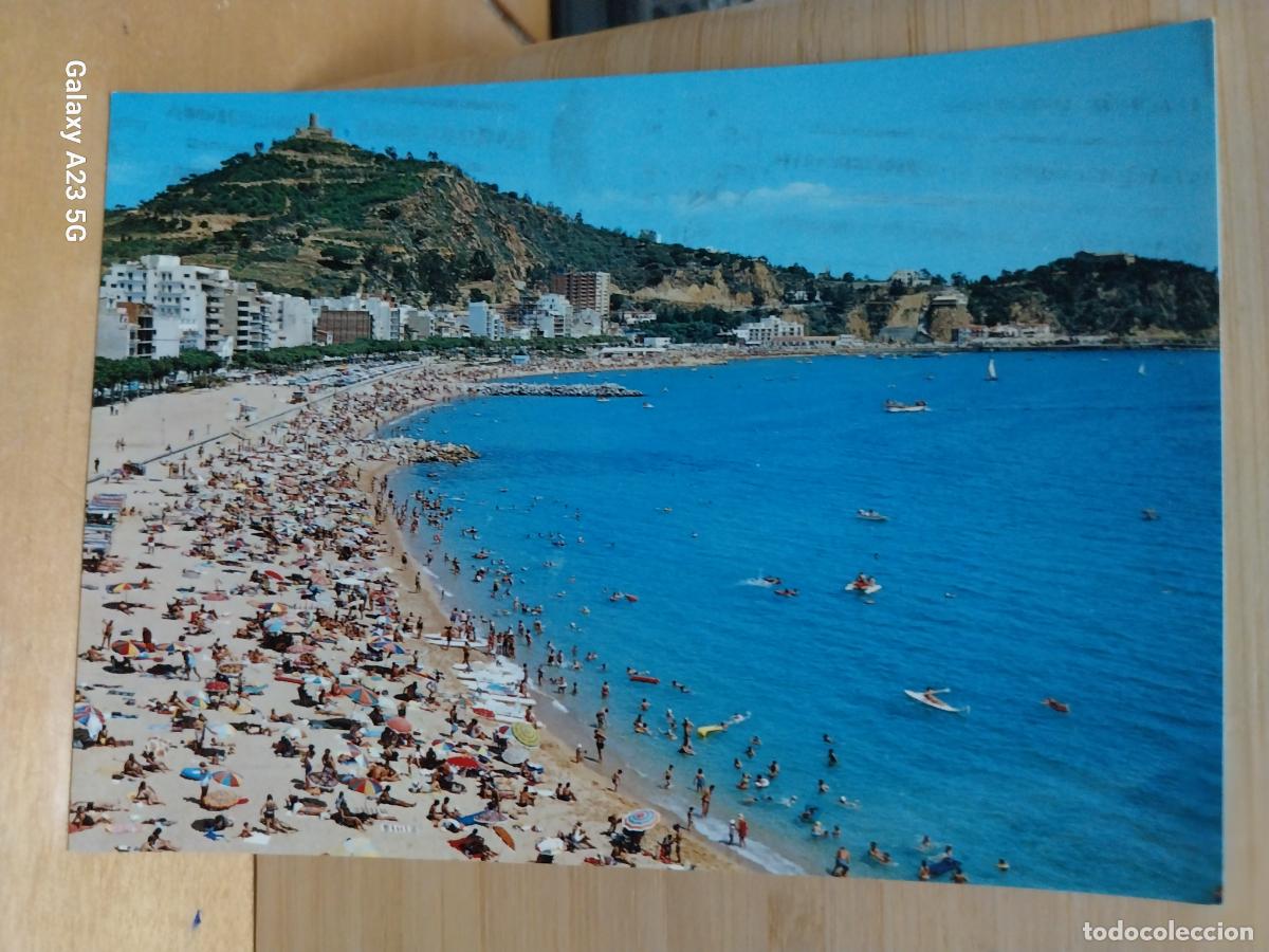 Postales: BLANES ED CYP GE 1511 CIRCULADA A&Ntilde;O 1972 ANIMADA BARCAS SOMBRILLAS