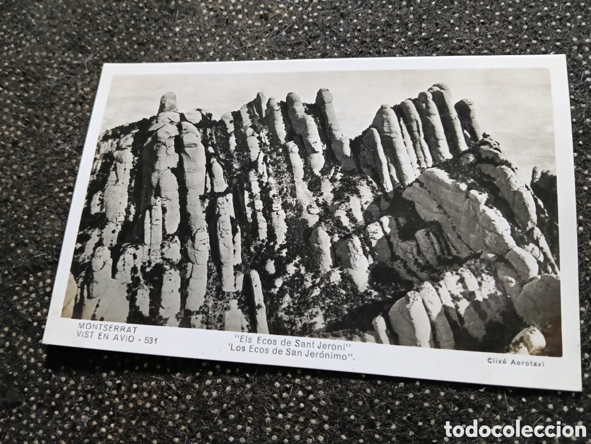 Postales: Montserrat visto en avi&oacute;n, Los Ecos de San Jer&oacute;nimo