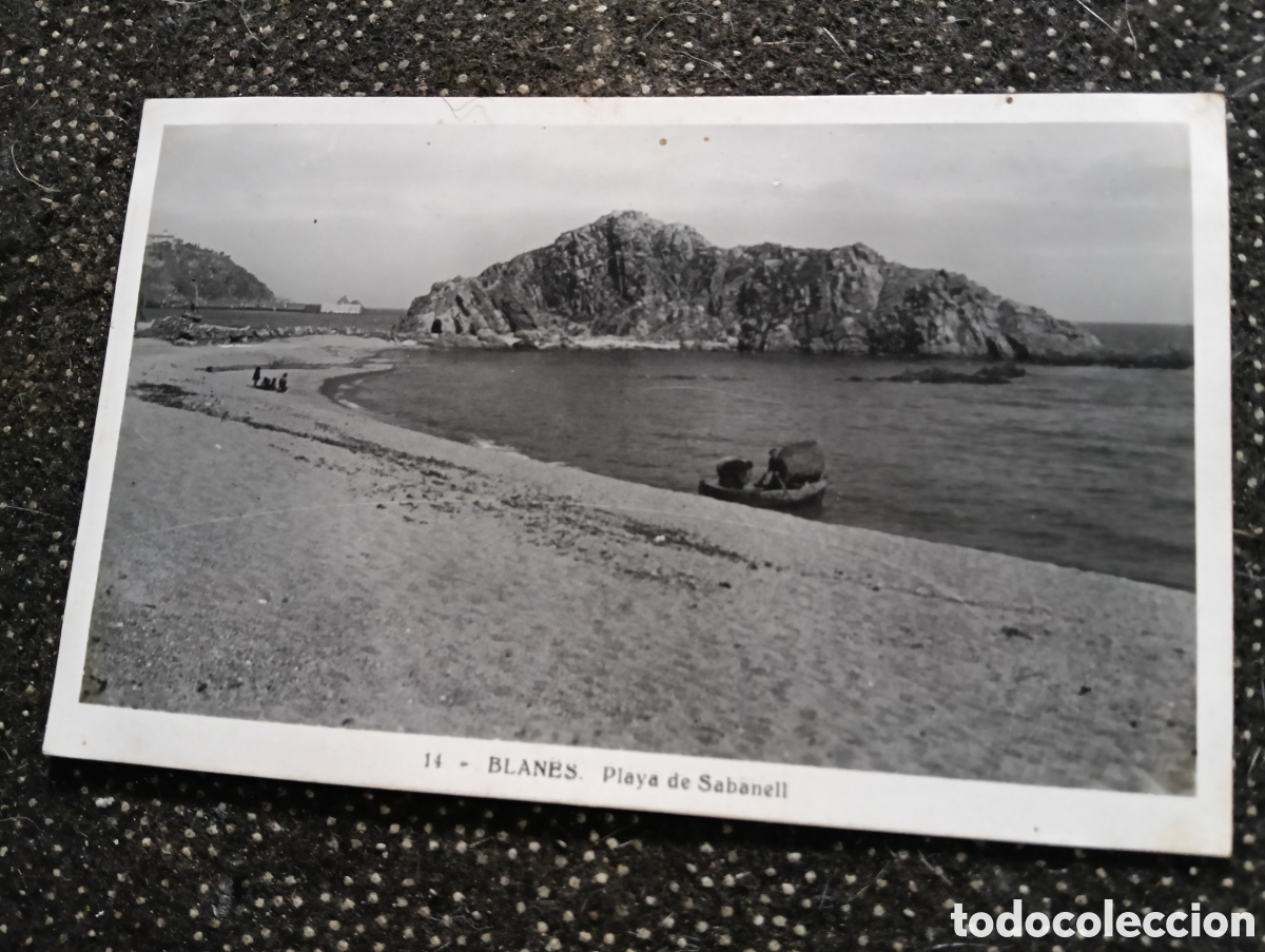Postales: 14- Blanes Costa Brava Playa de Sabanell