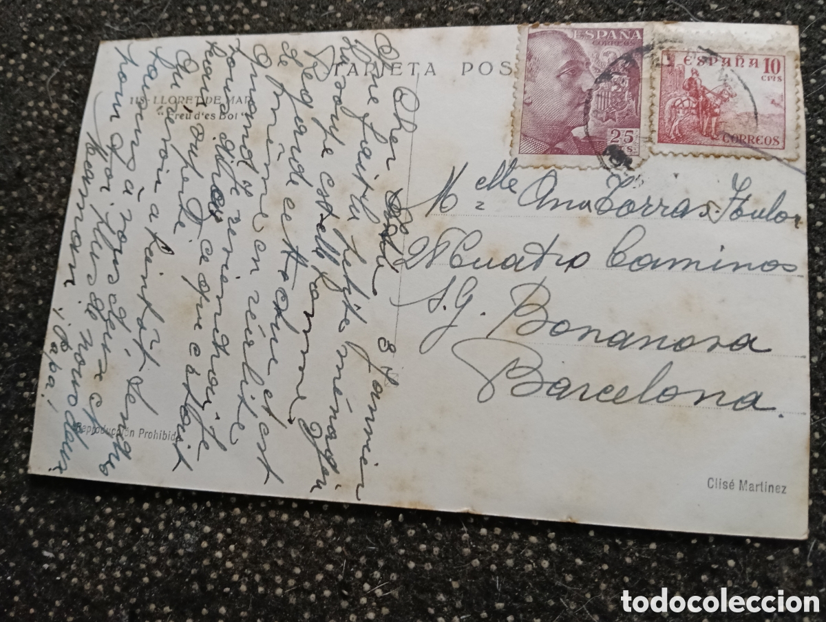 Postales: POSTAL LLORET DE MAR FREU DES BOT. - Foto 2