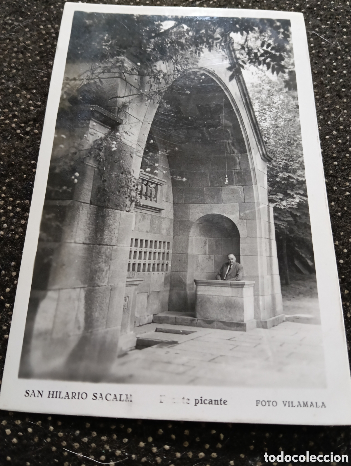 Postales: Postal del arco y fuente de San Hilario Sacalm