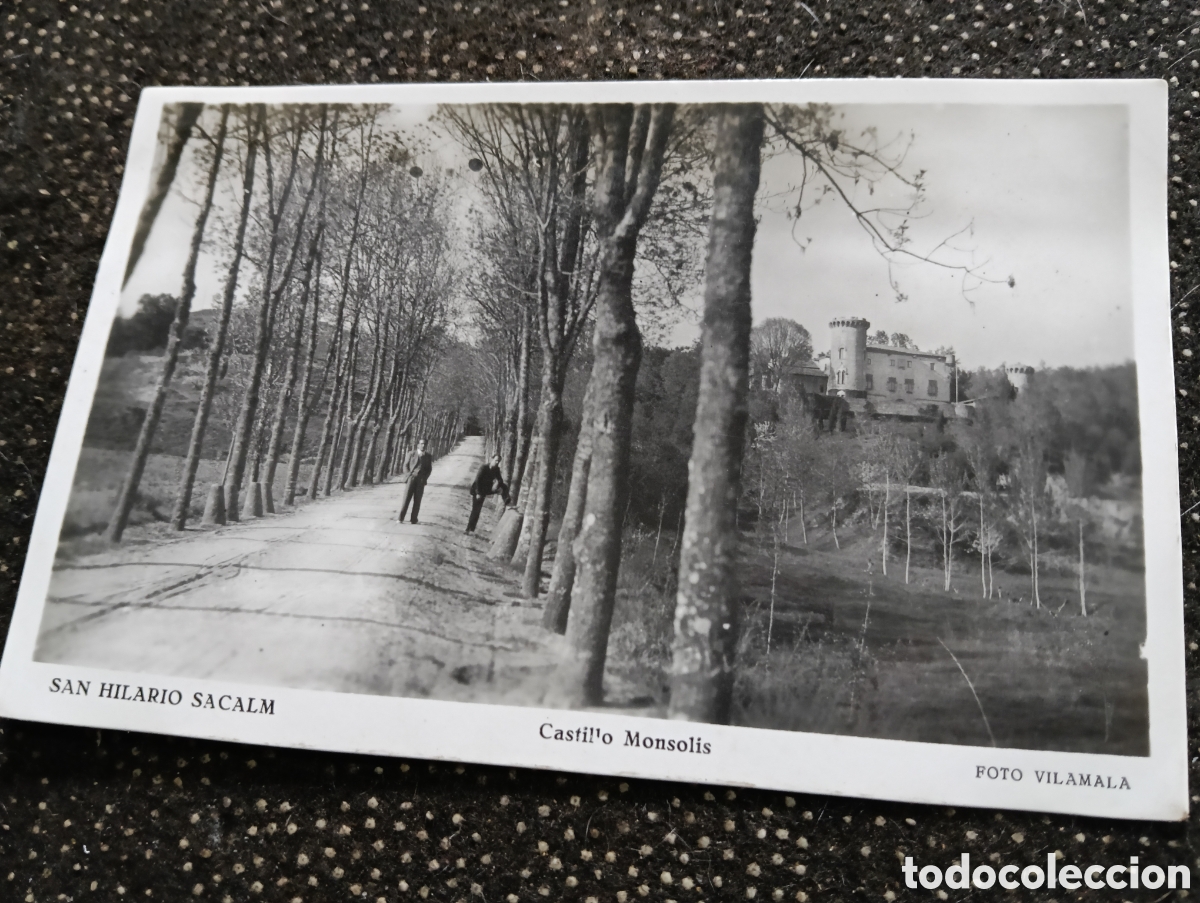 Postales: San Hilari Sacalm camino al castillo de Monsolis