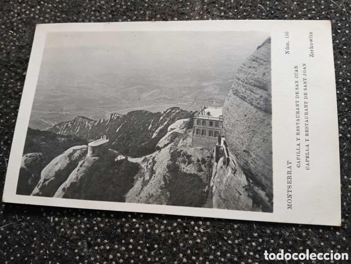 Postales: Postal de Montserrat, Capilla y restaurante de San Juan