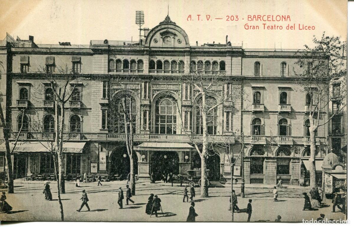 Postales: BARCELONA- GRAN TEATRO DEL LICEO-ATV-203