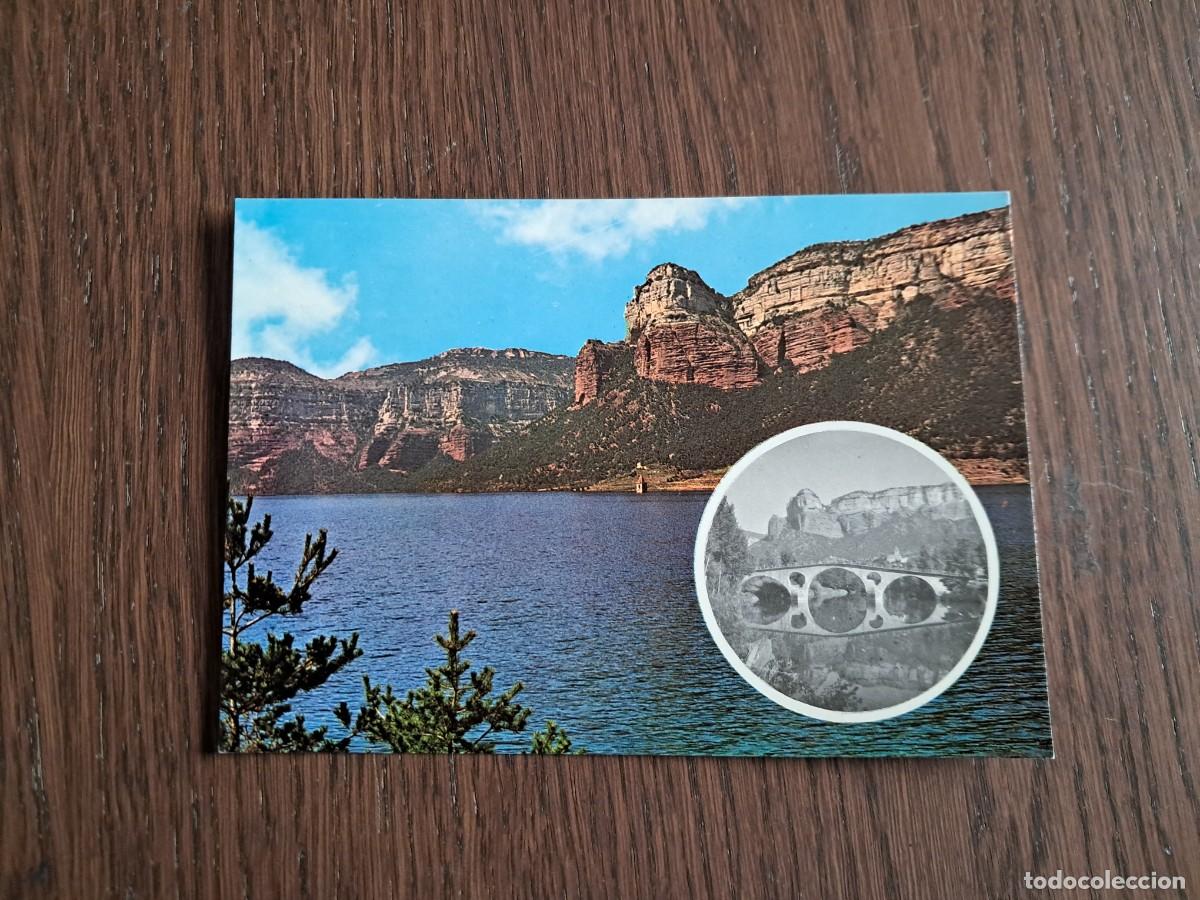 Postales: postal de Espa&ntilde;a, Pantano de Sau, a&ntilde;o 1966.