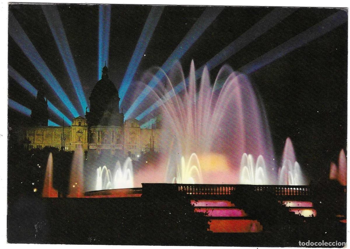Postales: Postal Barcelona. Palacio Nacional y Fuente Luminosa. ref. 7-barcelona70