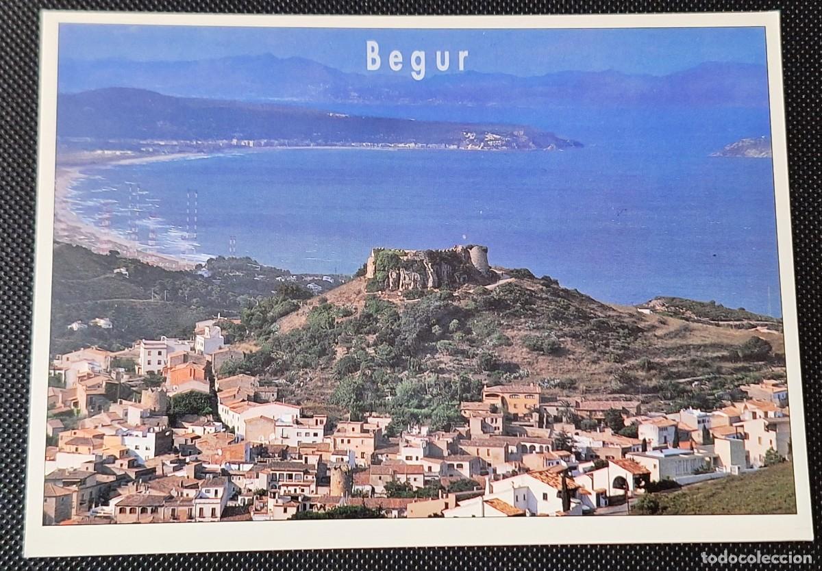 Postales: COSTA BRAVA (GERONA) - POSTAL COLOR ANTIGUA - BEGUR, PUEBLO Y PLAYA DE PALS - NUEVA