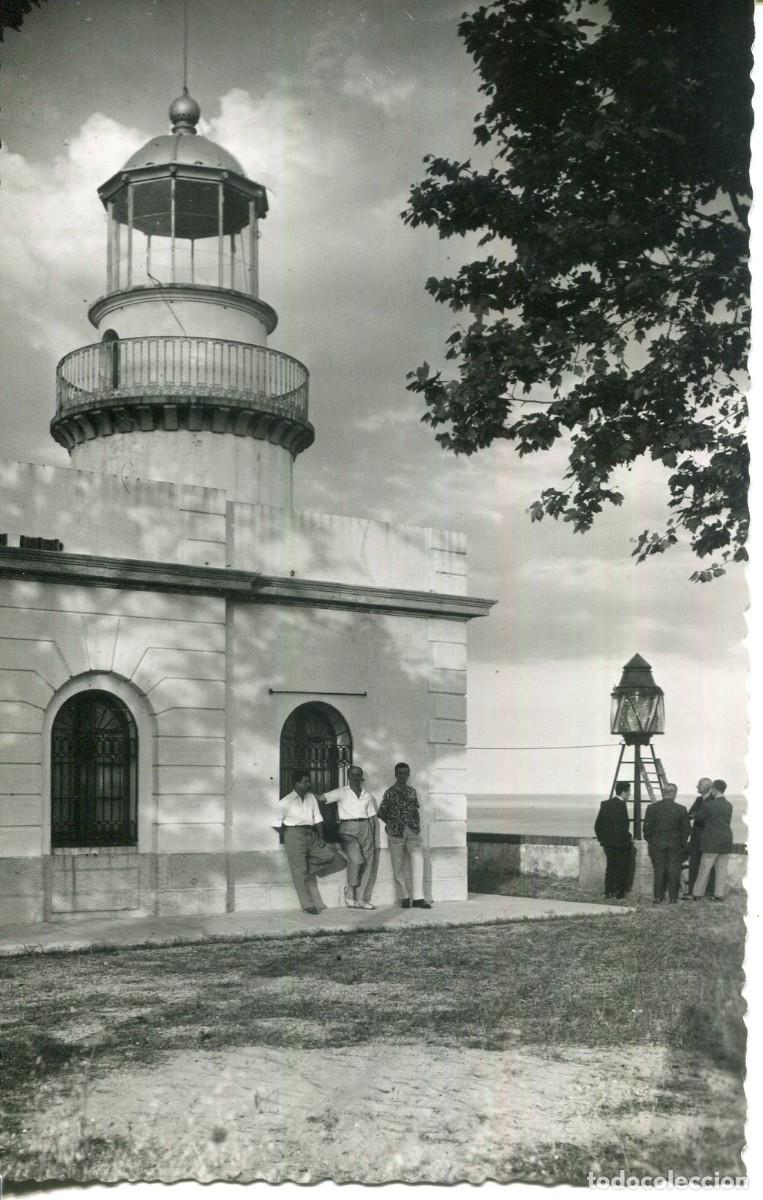 Postales: CALELLA DE MAR- FARO- FOTOGR&Aacute;FICA SUBIRA A&Ntilde;OS 50