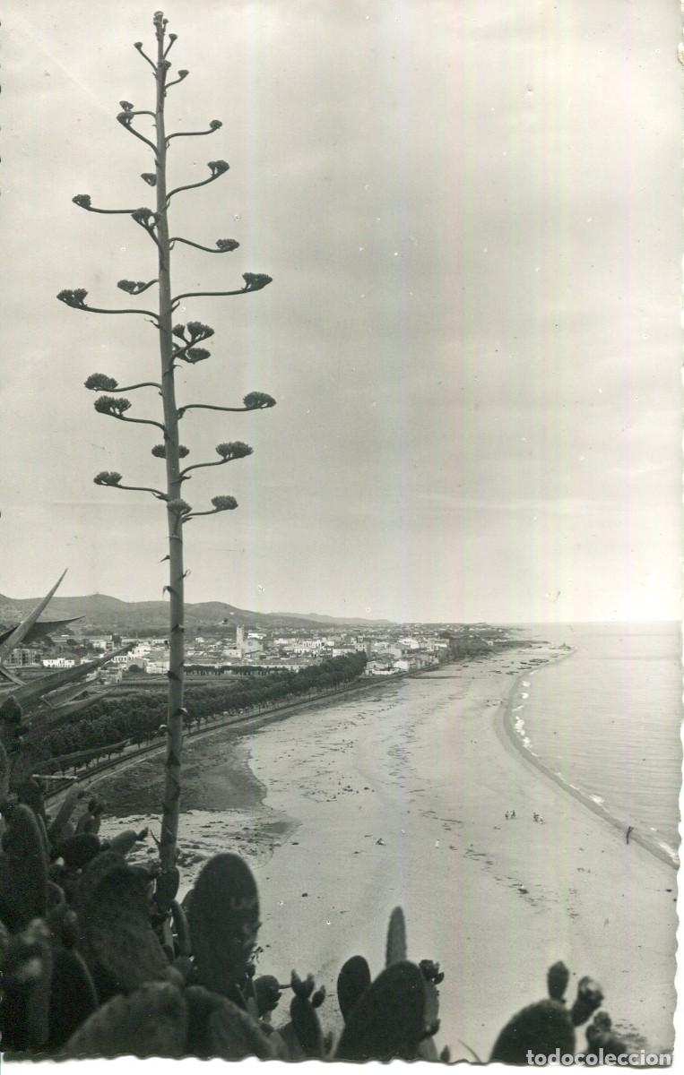 Postales: CALELLA DE MAR- VISTA GENERAL- FOTOGR&Aacute;FICA SUBIRA A&Ntilde;OS 50