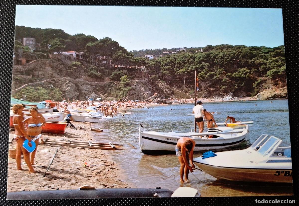 Postales: COSTA BRAVA (GERONA) - POSTAL COLOR ANTIGUA - PLAYA DE SA RIERA (BEGUR) - NUEVA