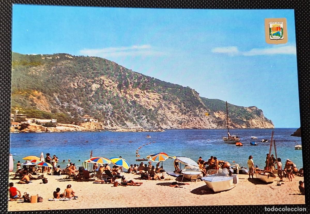Postales: COSTA BRAVA (GERONA) - POSTAL COLOR ANTIGUA - PLAYA DE AIGUA BLAVA (BEGUR) - NUEVA