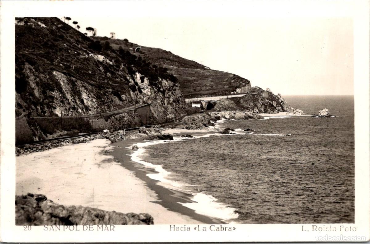 Postales: San Pol de Mar - Hacia La Cabra - Roisin 20 - 140x90mm