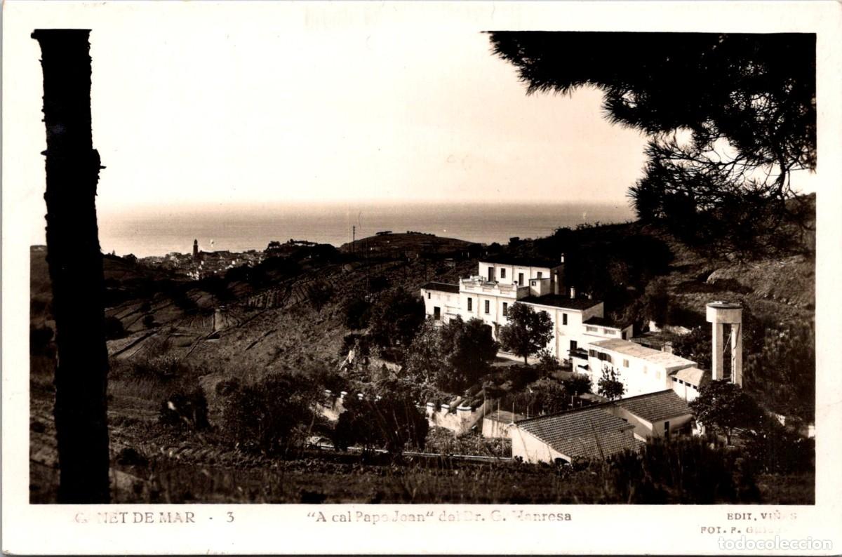 Postales: Canet de Mar - A Cal Pape Joan del Dr. G. Manresa - Vi&ntilde;as 3 - 140x92mm - In&eacute;dita en Todocolecci&oacute;n