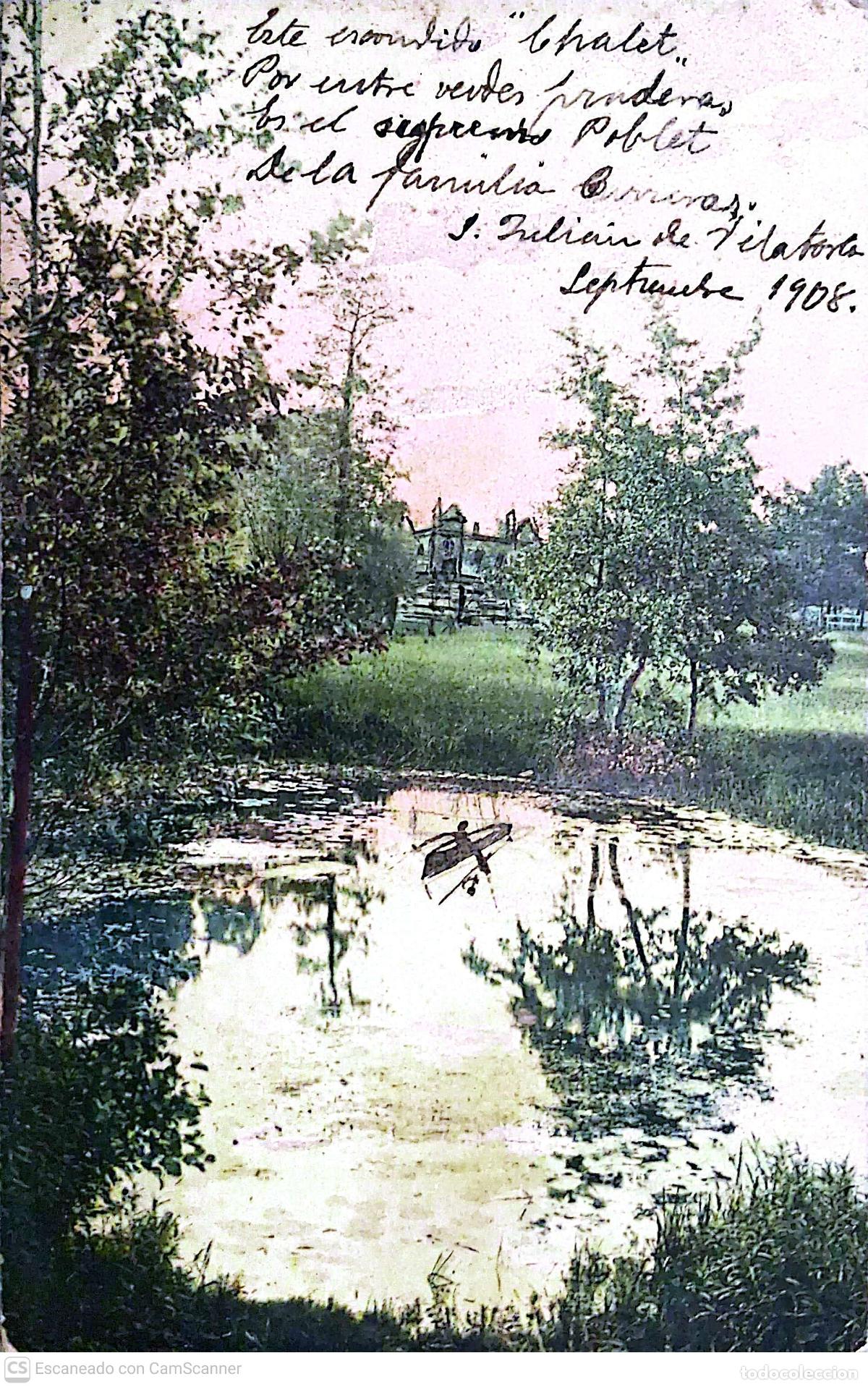 Postales: Chalet de la familia Carreras en S. Juan de Vilatorta. Postal Usada, en color, y fechada en septiemb