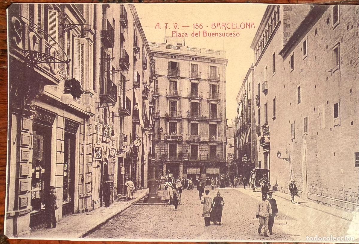 Postales: POSTAL FOTOGRAFICA BARCELONA N&ordm;156 PLAZA DEL BUENSUCESO.