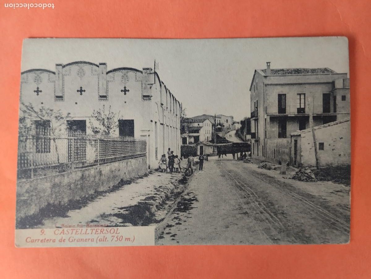 Postales: CASTELLTERSOL BARCELONA. CARRETERA DE GRANERA. (ALT. 750 M.). (L. ROISIN, N&ordm; 9)