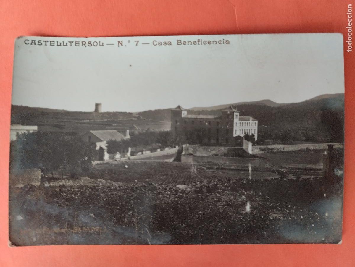 Postales: POSTAL FOTOGRAFICA DE CASTELLTERSOL - CASA BENEFICA N&ordm;7