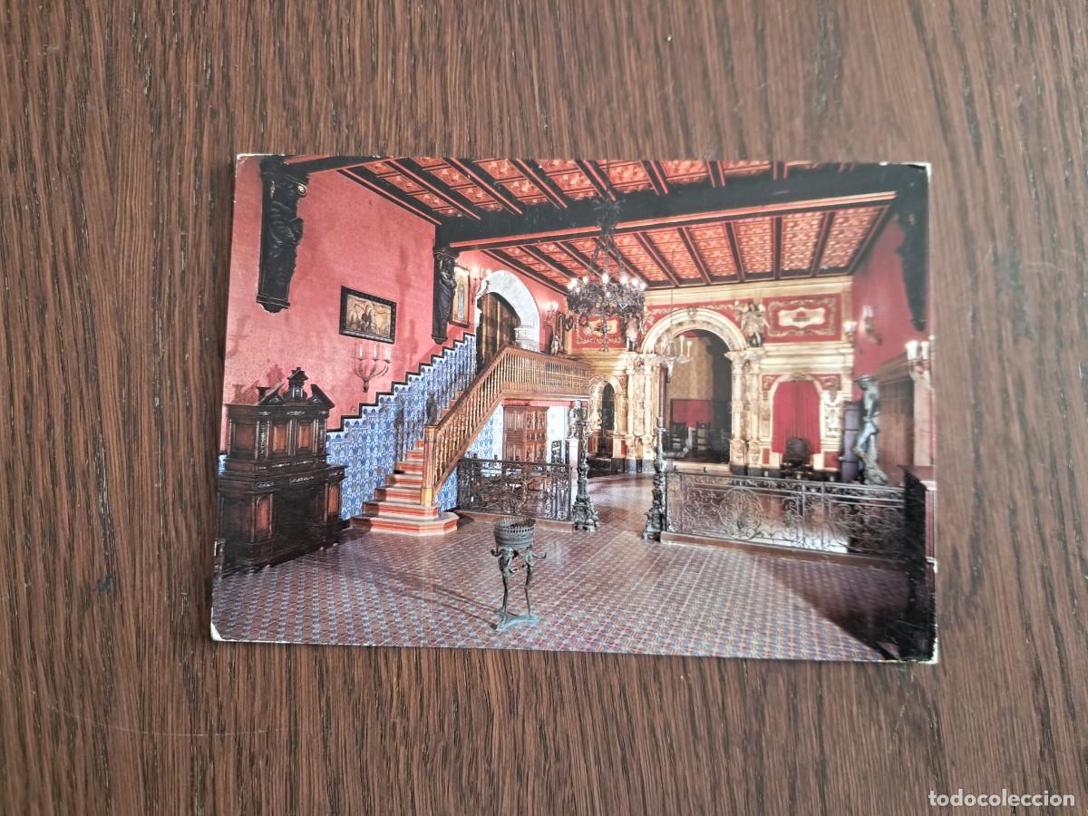 Postales: postal de Espa&ntilde;a, Sal&oacute;n rojo del Maricel, Platja D'Or, Sitges n&ordm; 6.