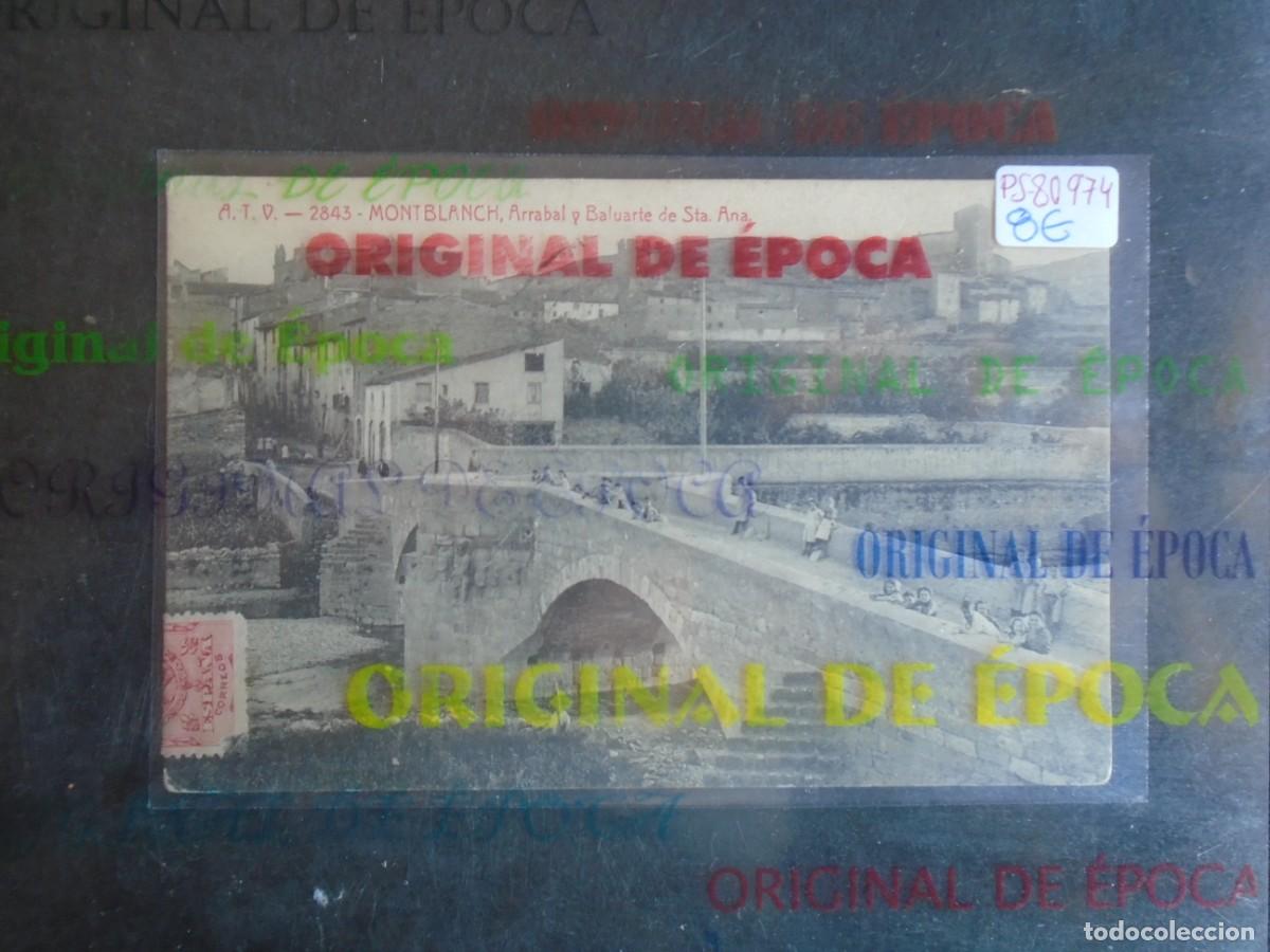 Postales: (PS-80974)POSTAL DE MONTBLANCH-ARRABAL Y BALUARTE DE STA.ANA.A.T.V.2843