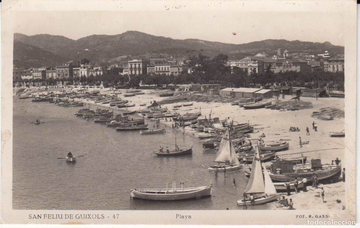 Postales: POSTAL DE SANT FELIU DE GUIXOLS - LA PLAYA - FOT- GASSO