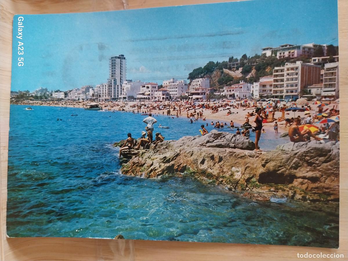 Postales: LLORET DE MAR PLAYA ED CYP GE 1654 CIRCULADA A&Ntilde;O 1971 ANIMADA
