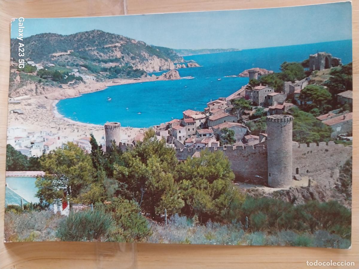 Postales: TOSSA DE MAR VILA BELLA Y BAH&Iacute;A ED GARRABELLA 1314 CIRCULADA A&Ntilde;O 1963 MUY ANIMADA