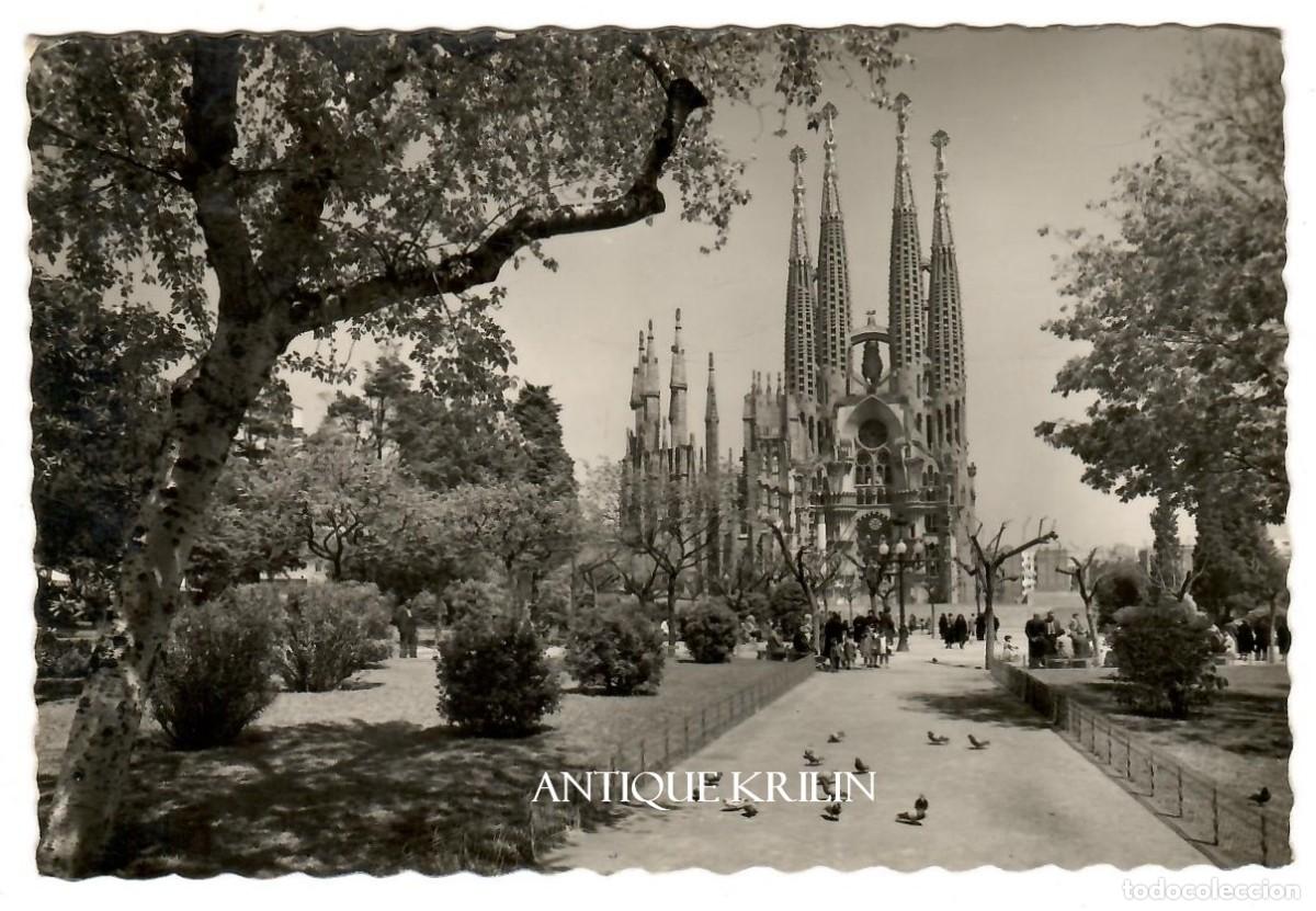 Postales: BARCELONA N&ordm; 10 TEMPLO SAGRADA FAMILIA / G. GARRABELLA / FRANQUEADA