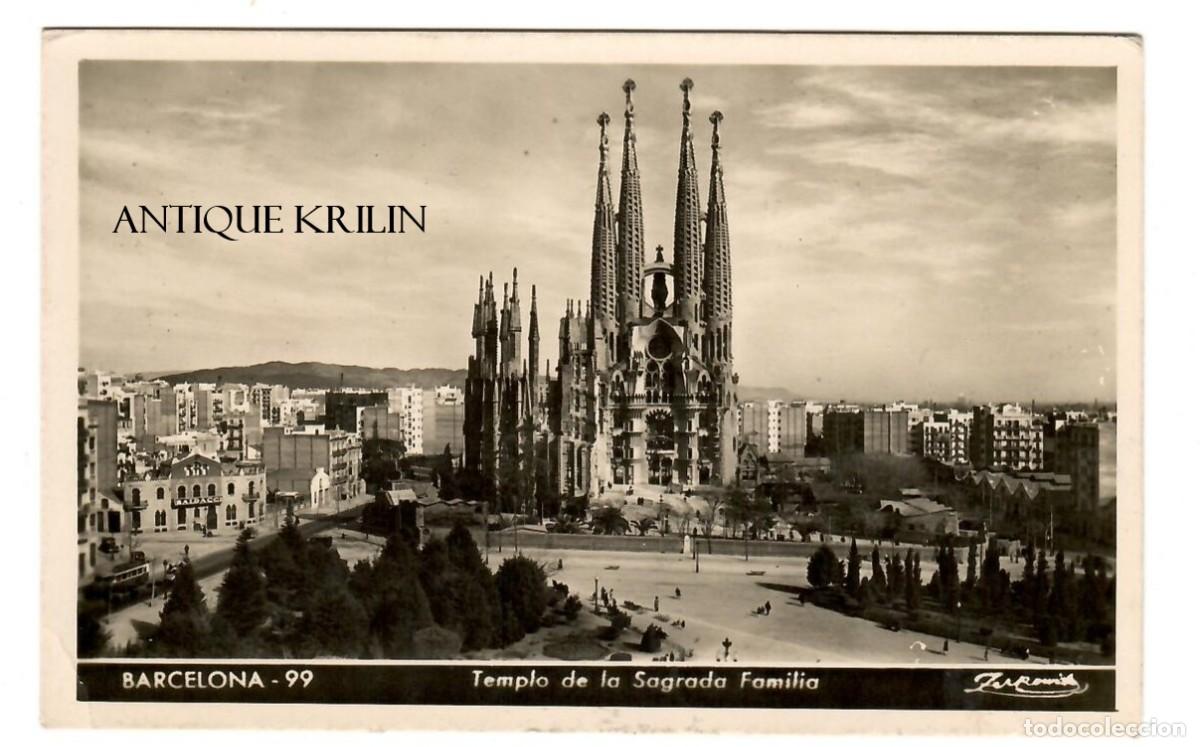 Postales: BARCELONA N&ordm; 99 TEMPLO DE LA SAGRADA FAMILIA / EDI. ZERKOWITZ / FRANQUEADA