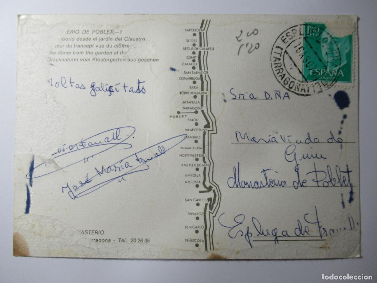 Postales: Monasterio de Poblet - Circulada - Foto 2