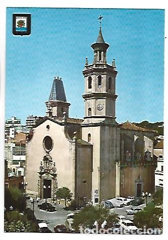 Postales: IGLESIA PARROQUIAL.- ARENYS DE MAR / BARCELONA