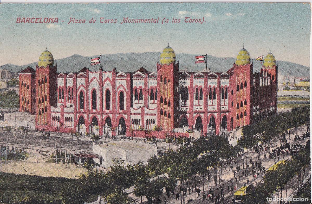 Postales: BARCELONA, PLAZA DE TOROS MONUMENTAL (A LOS TOROS) &ndash; ED.JORGE VENINI 126 &ndash; S/C